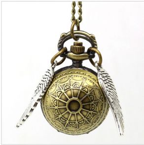 Colier  Ceas Harry Potter - Quidditch Golden Snitch Pocket_1